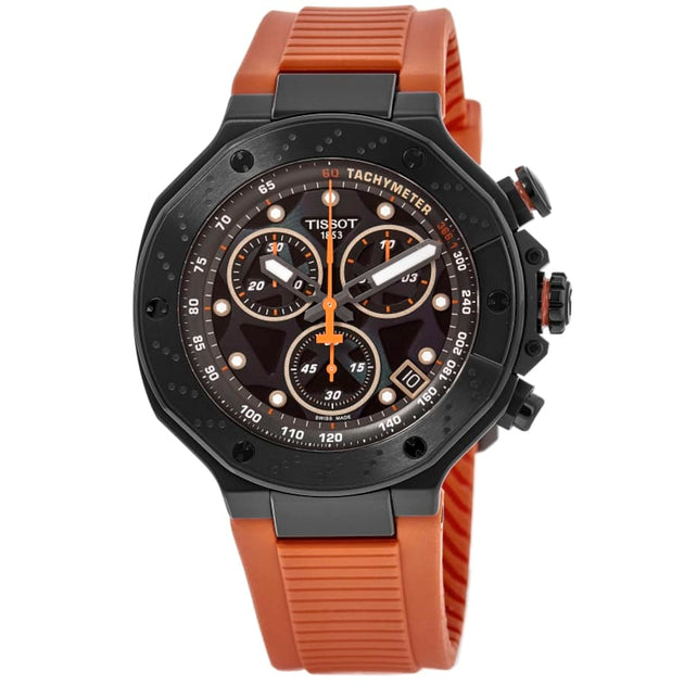 Tissot T-Race Chronograph Black Rubber 45mm 3