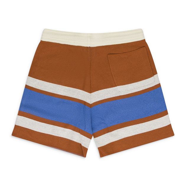 Rhude Pravil Racing Knit Short Brown Large 3