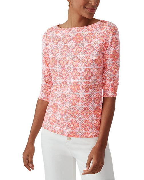 J.McLaughlin Wavesong Top Pink Medium 2