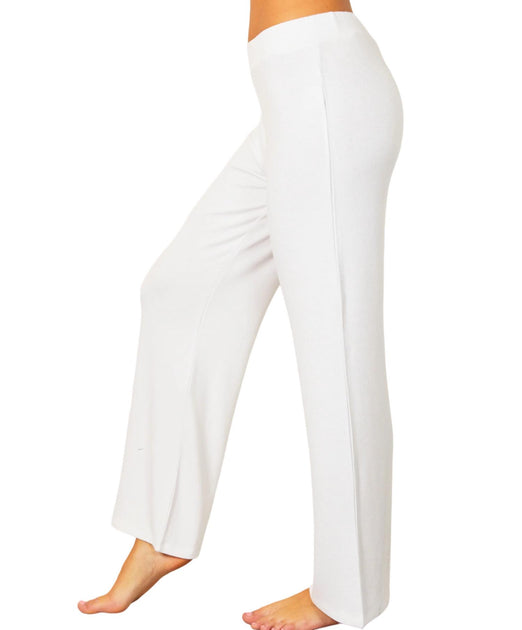 french kyss Soft Stretch Lounge Pant Weiß Large 2