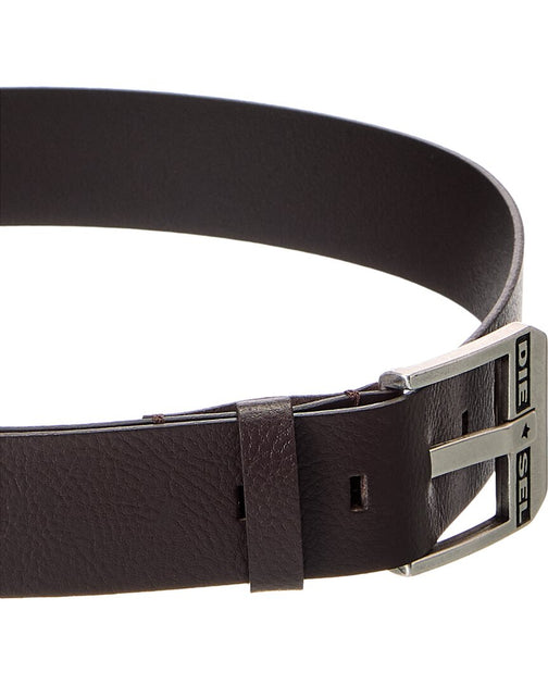 Diesel Bluestar Leather Belt Brown 95 cm 3