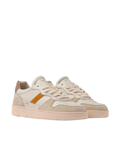 D.A.T.E Court 2.0 Vintage Calf Sneakers Beige EU 44 3