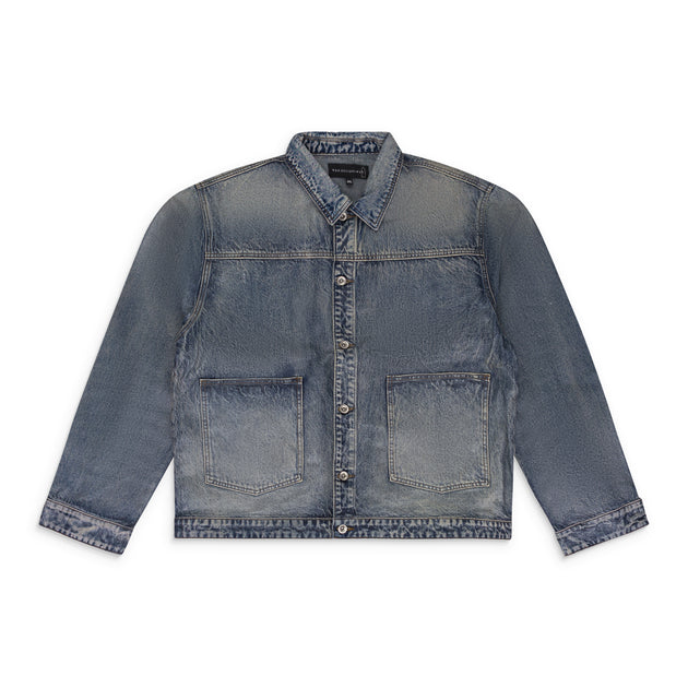Who Decides War Furor Waxed Denim Jacket Blue XXXLarge 2