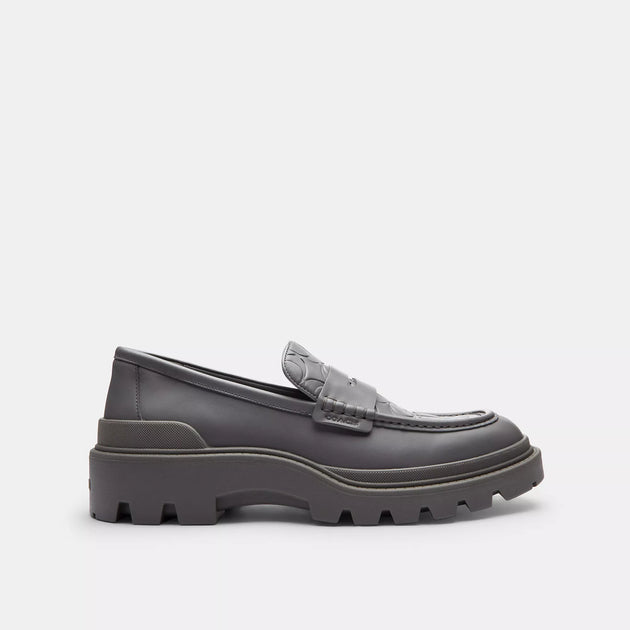 Coach Outlet Platform Loafer Grey 7.5 3