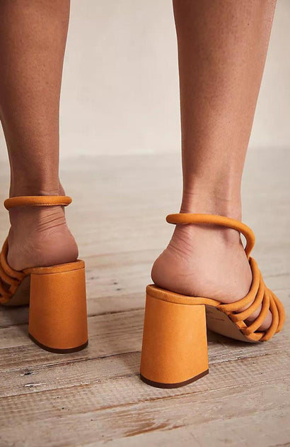 Free People Colette Heels Orange EU 36.5 4