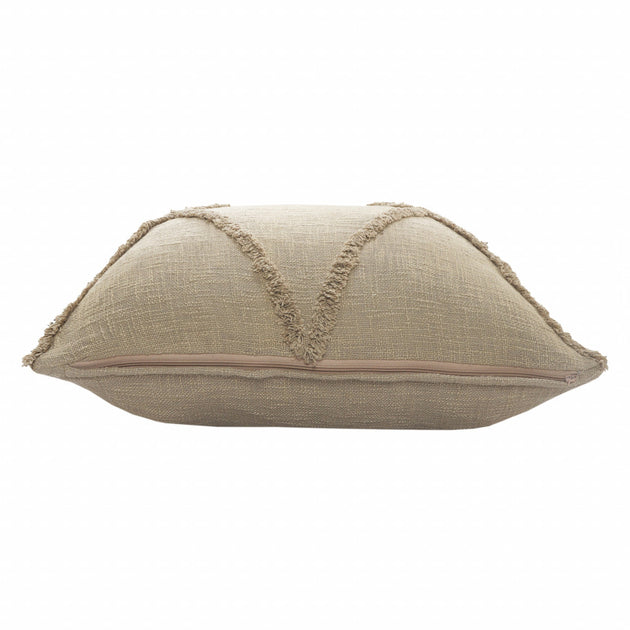 Hivvago Throw Pillow Taupe Brown 20x20 3
