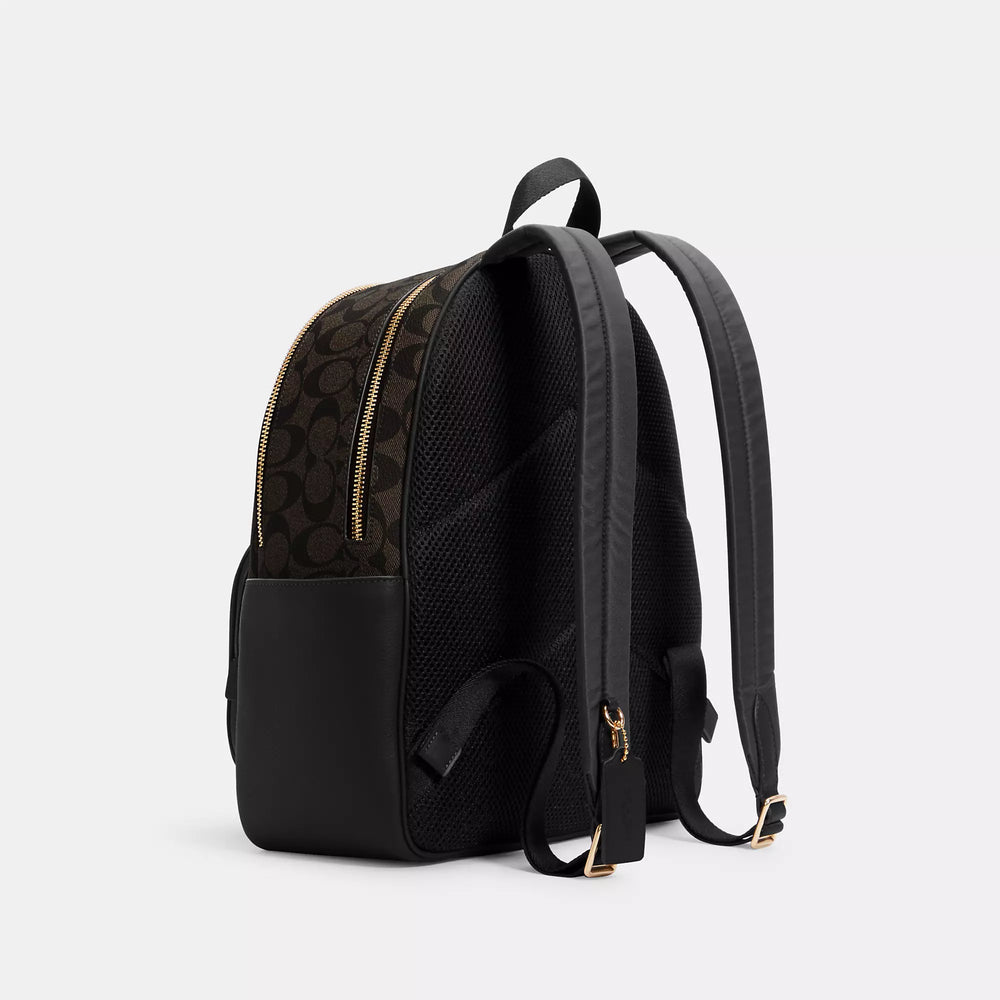 Coach Outlet Court Backpack In Signature Canvas