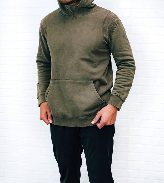 mono b Fleece Hoodie Green Medium 3