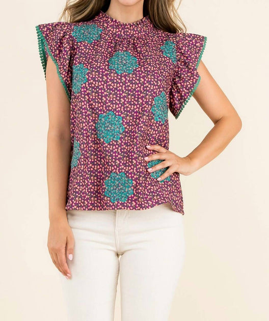 THML Twists and Turns Top Red Medium 4