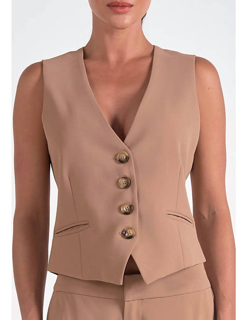 ELAN Tailored Vest Pink Medium 3
