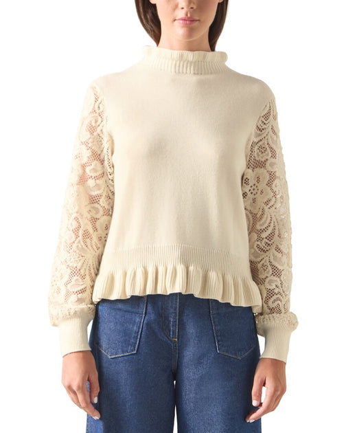 LK Bennett Viv Wool-Blend Jumper Beige XS 2