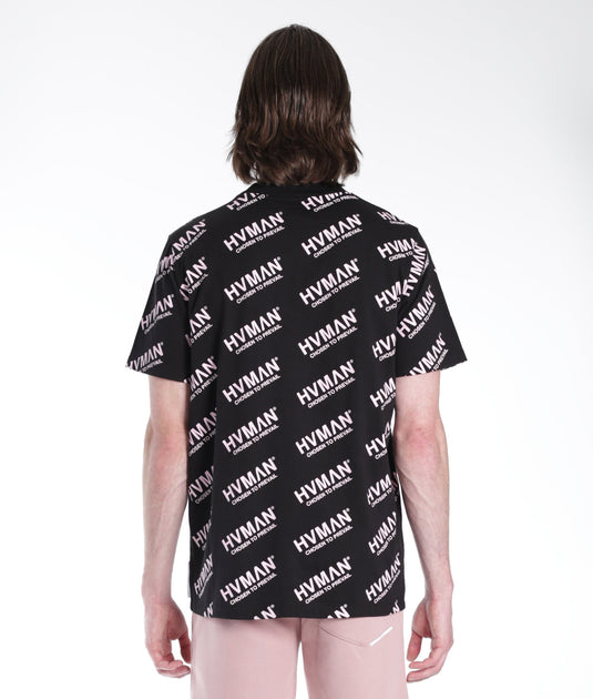 HVMAN Novelty Tee Repeat Black XXLarge 4