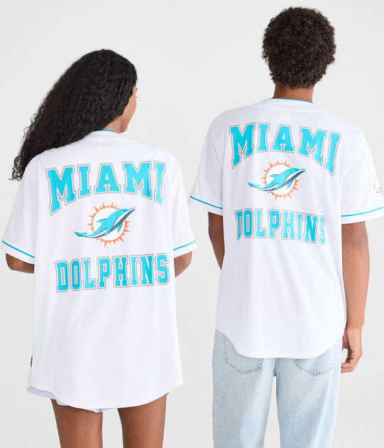 Aeropostale Miami Dolphins Top White Medium 3