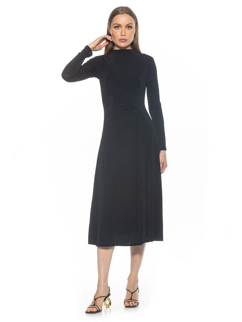 Alexia Admor Marla Maxi Dress Black Large 3