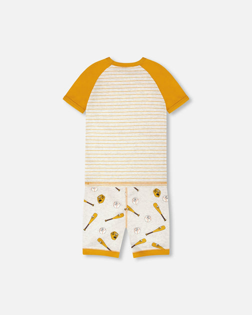 Deux par Deux Two-Piece Pyjama Set Grey Mix 18-24 Months 4