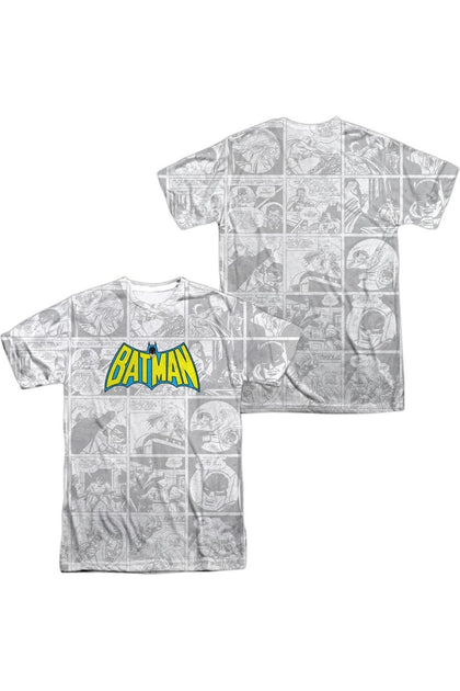 Gildan DC Comics Vintage Bat Strip T-Shirt Grey Large 2