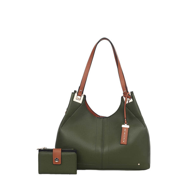 MKF Collection Mia K. Estelle Shoulder Bag Grey Medium 2