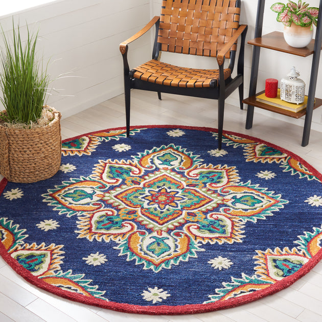 Safavieh BLM561 Teppich Navy/Ivory 4