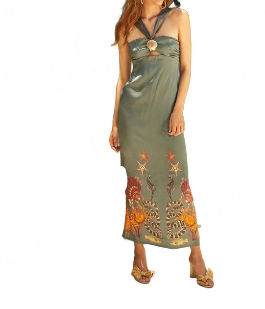 Carolina K Rea Dress Green Small 3