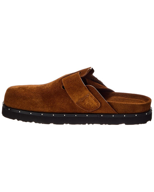 Palm Angels Studded PA Suede Mule Brown EU 43 3
