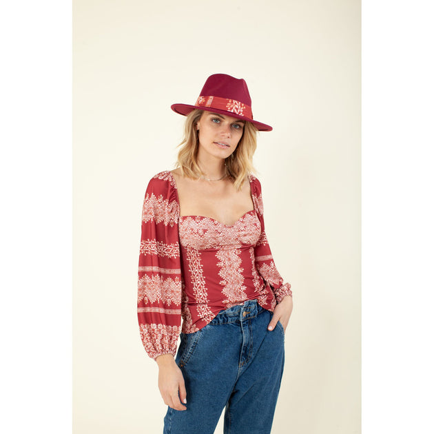 HALE BOB Francesca Jersey Top Beige Small 2