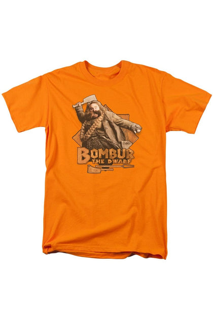 Gildan The Hobbit Bombur T-Shirt Orange Small 2