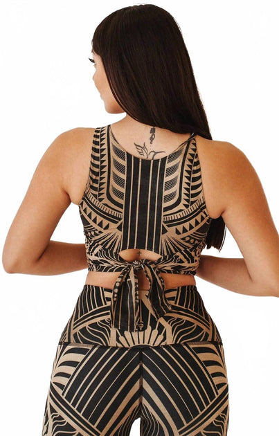 Yoga Democracy Top Croisé à Nœud Multi Small 4