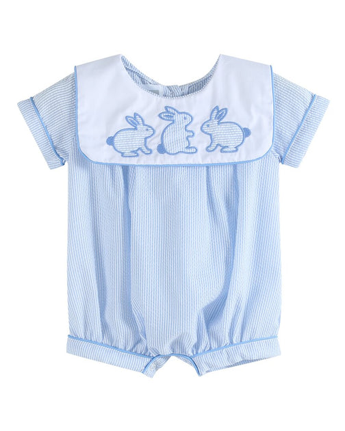 Lil Cactus Bunny Romper Blue 3-6 Months 2