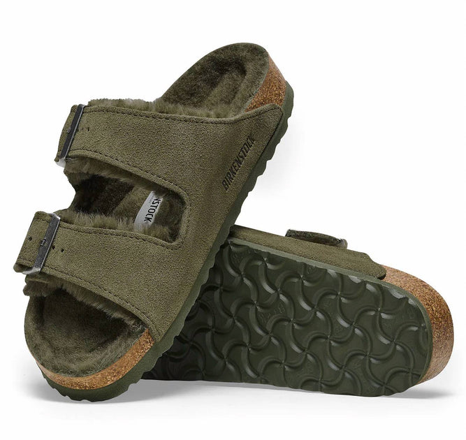 Birkenstock Arizona Shearling Sandal Beige EU 42 4