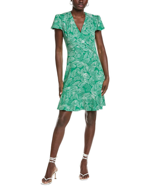 cabi Graceful Dress Green Large 2