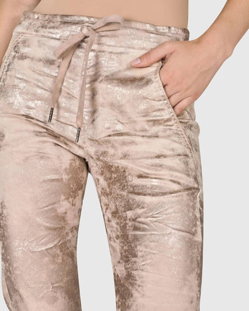 ALEMBIKA Iconic Stretch Jeans Beige US 10 4