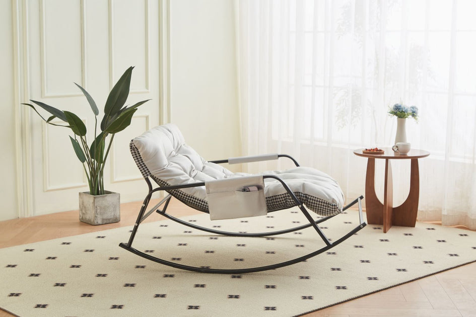 AGAHOME Samba Rocking Chair White 2