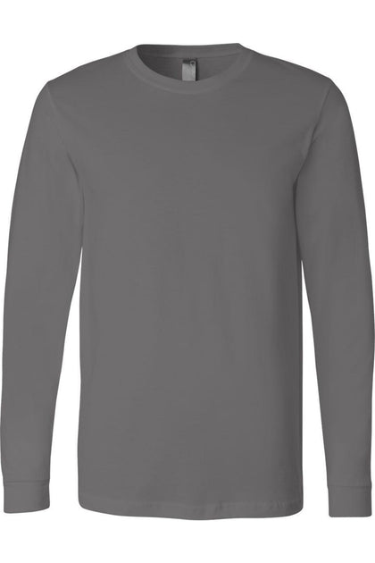 BELLA + CANVAS Unisex Jersey Long Sleeve Tee Grey XXLarge 2