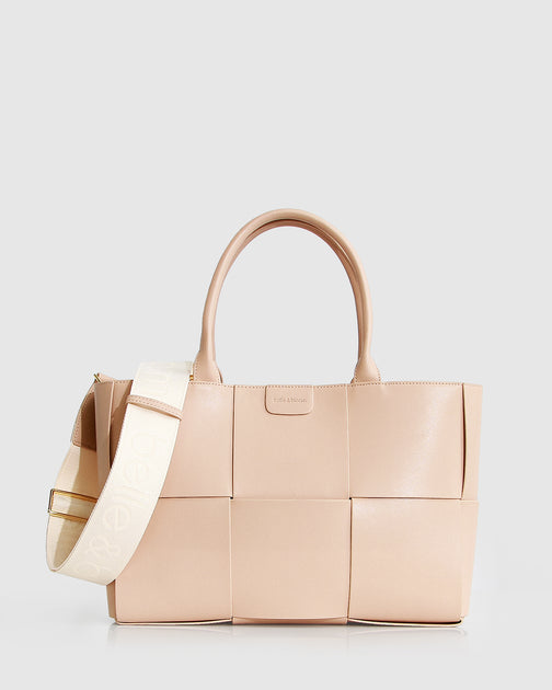 Belle & Bloom Long Way Home Woven Tote Black 2