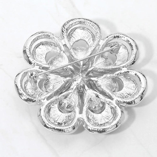 FASHNZFAB Floral Pin Brooch Pink 6