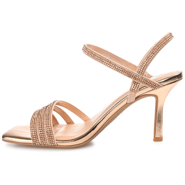 Journee Collection Coraa Pump Gold US 9.5 3