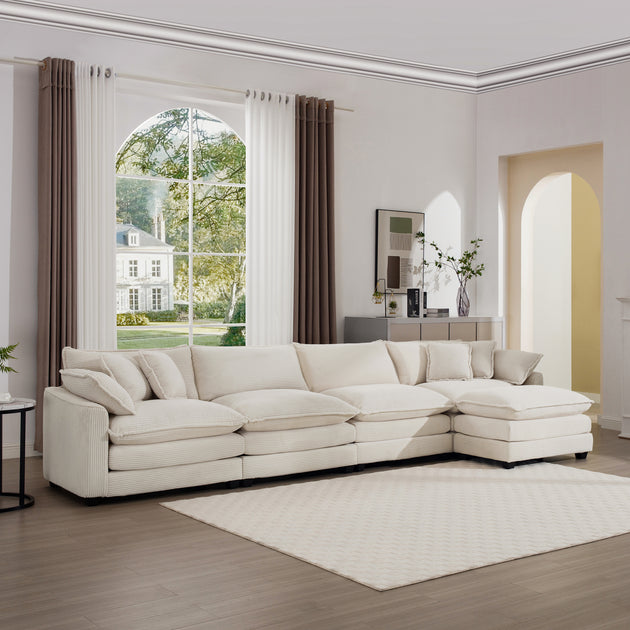 Streamdale Modular Sectional Sofa Beige 3