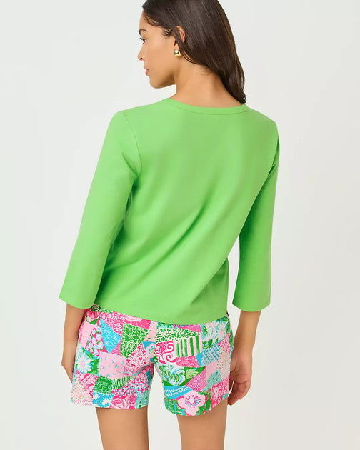 Lilly Pulitzer Clairmont Knit Top Multi Large 3