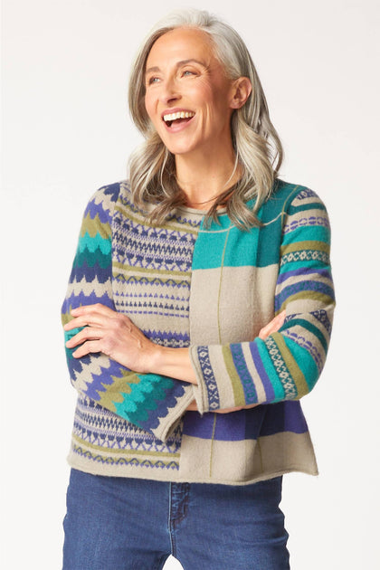 Habitat Winter Whimsy Pullover Multi Medium 4
