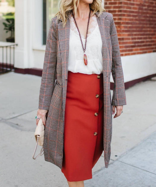 Pink Martini Scarlett Pencil Skirt Multi Medium 3