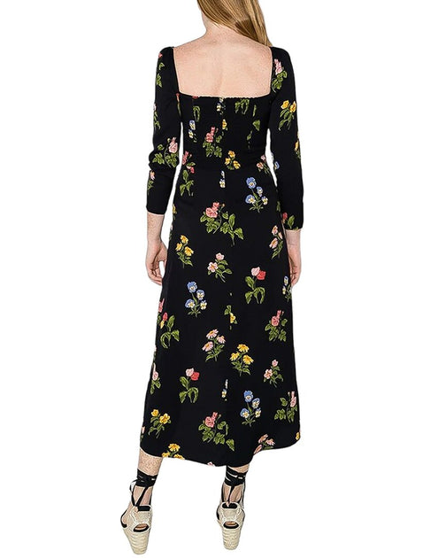 Adele Berto Midi Dress Black US 4 3