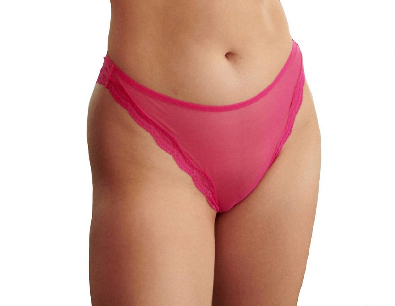 Blush Lingerie Lotus High Leg Bikini Pink XLarge 2
