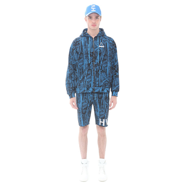 Sweat à capuche zippé HVMAN Bleu XL 3