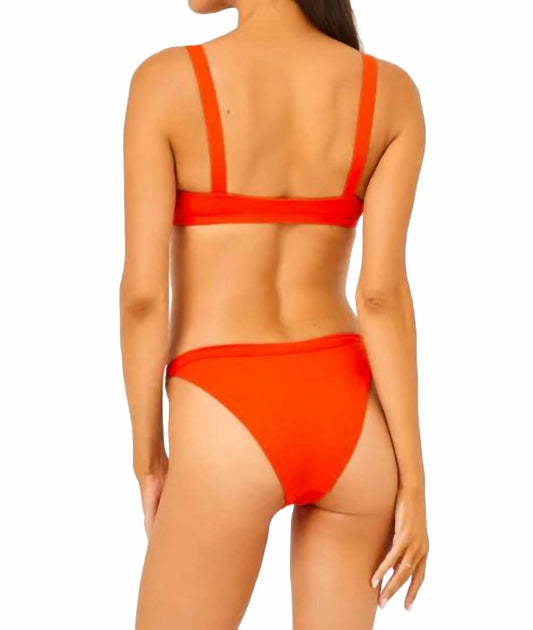 L Space Winona Bikini Bottom Orange Large 3