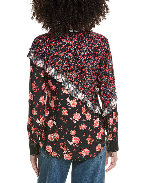 3.1 Phillip Lim Cropped Shirt Black US 00 3