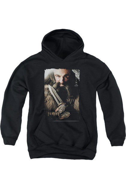 Gildan The Hobbit Dwalin Hooded Sweatshirt Black Large 2