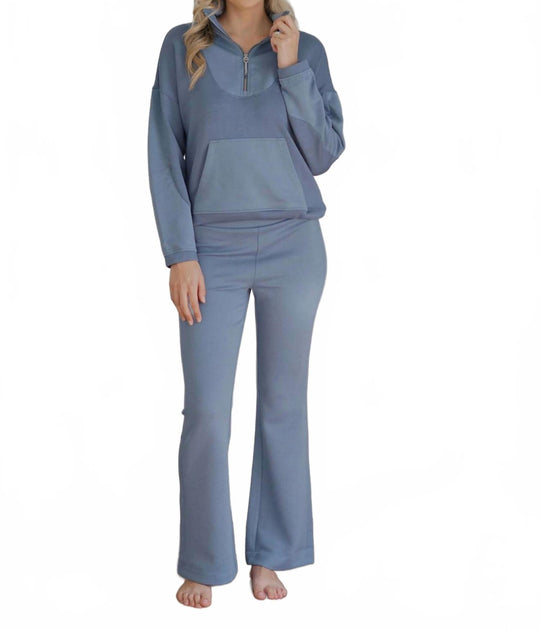 TRIBAL Rowan Ribbed Pull On Pant Grey Medium 2