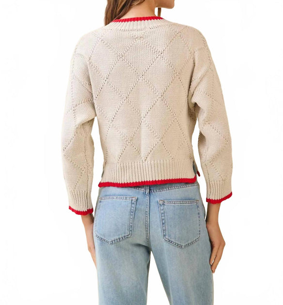 TCEC Maisey Knit Sweater Beige Medium 3