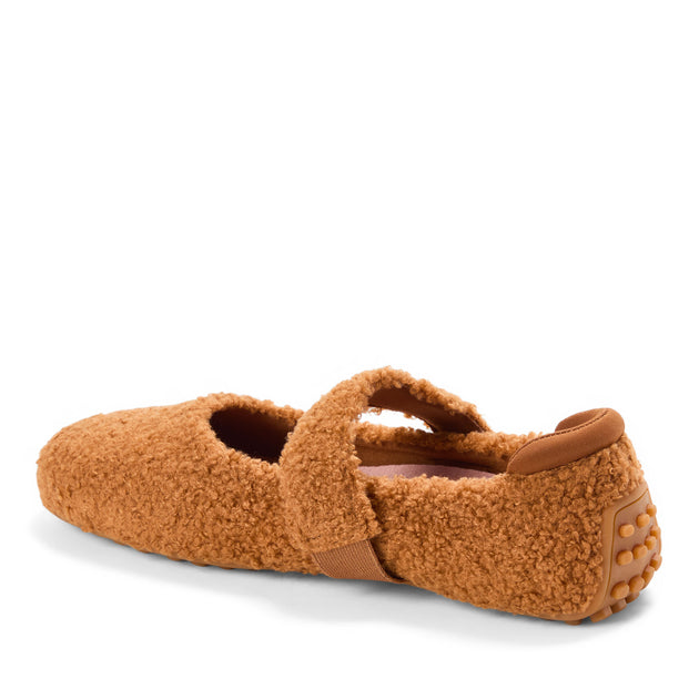 Dearfoams Haddy Flat Brown US 10 4