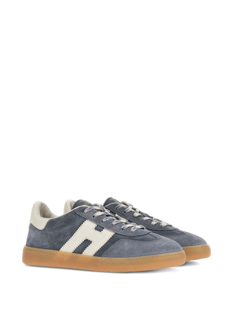 Hogan Textured Low-Top Sneakers Blue UK 9 3